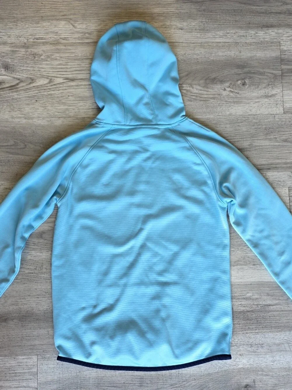 Under Armour Youth Large Aqua ColdGear Graphic Hoodie